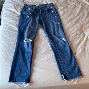 Jcrew distressed boyfriend jeans